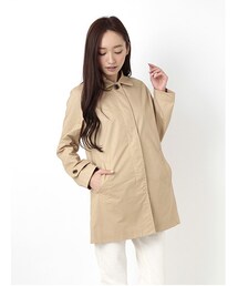 SEVENDAYS=SUNDAY | ・TCツイル裏コーティング ステンカラーコート(ジャケット/アウター)