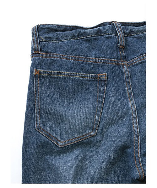 SEVENDAYS=SUNDAY（セブンデイズサンデイ）の「Unisex オーガニック テーパードストレートパンツ（パンツ・メンズ・オフホワイト/インディゴ/ライトインディゴ・26インチ/28インチ/30インチ/32インチ/34インチ）」の7枚目の写真