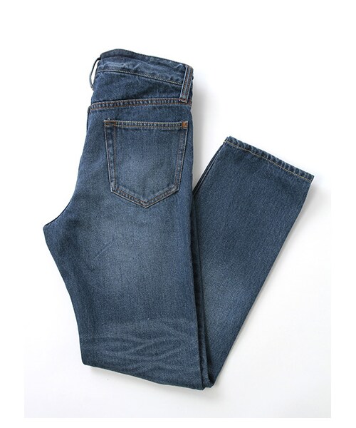 SEVENDAYS=SUNDAY（セブンデイズサンデイ）の「Unisex オーガニック テーパードストレートパンツ（パンツ・メンズ・オフホワイト/インディゴ/ライトインディゴ・26インチ/28インチ/30インチ/32インチ/34インチ）」の4枚目の写真