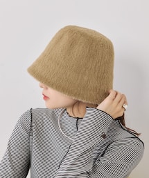 PUAL CE CIN | シャギーサーモベルハット(ハット)