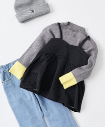 CIAOPANIC TYPY | 【KIDS】W【WEB限定】ふくれジャガードキャミチュニック(キャミソール)