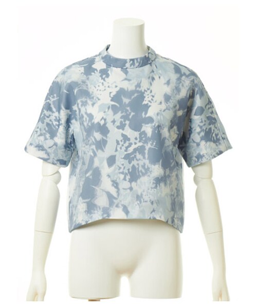 FURFUR(ファーファー)の「カモフラ オーガンジートップス(プルオーバー・レディース・BLU/GRN・F)」の3枚目の写真