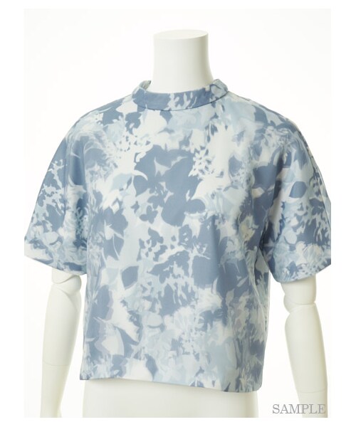 FURFUR(ファーファー)の「カモフラ オーガンジートップス(プルオーバー・レディース・BLU/GRN・F)」の10枚目の写真