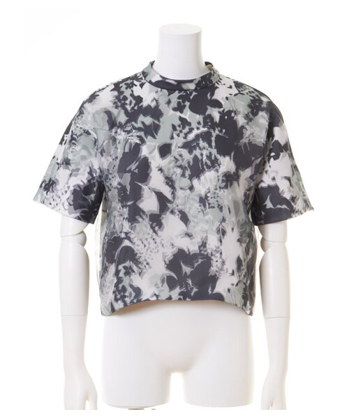 FURFUR(ファーファー)の「カモフラ オーガンジートップス(プルオーバー・レディース・BLU/GRN・F)」の2枚目の写真