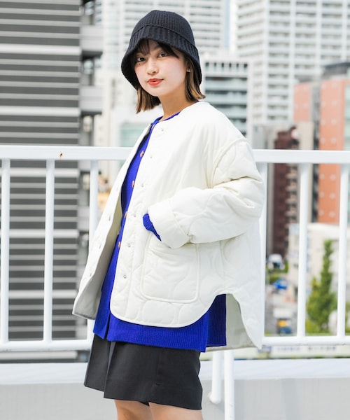 SENSE OF PLACE キルティングショートコート 9/27画像追加 SENSE OF PLACE キルティングショートコート 9/27画像追加 SENSE