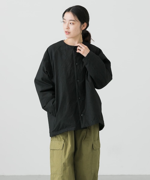かぐれ（カグレ）の「中綿ノーカラーショートコート（）」 - WEAR