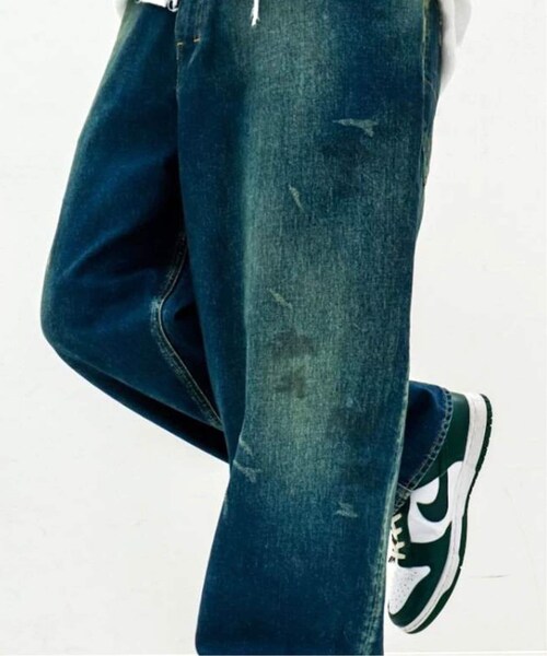 WISM（ウィズム）の「WISM 別注 AGING LOOSE TAPERED 5P DENIM ...