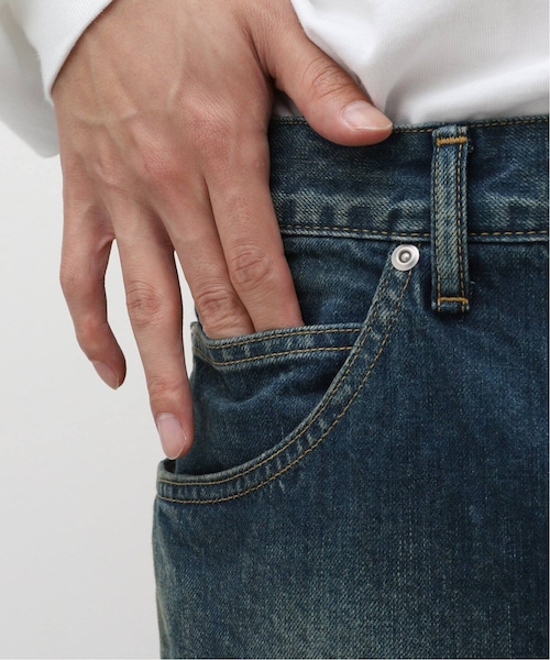 WISM（ウィズム）の「WISM 別注 AGING LOOSE TAPERED 5P DENIM