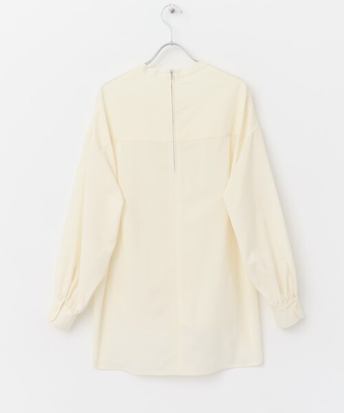 Scye(サイ)の「Scye Wool Tropical Blouse(トップス・レディース・クロ/エクリュ・38)」の6枚目の写真