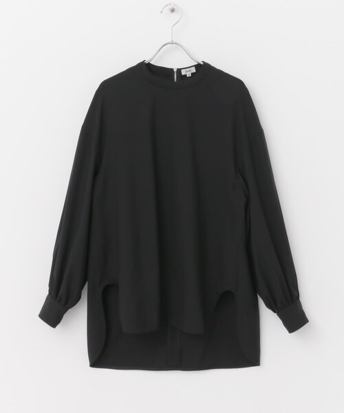 Scye(サイ)の「Scye Wool Tropical Blouse(トップス・レディース・クロ/エクリュ・38)」の2枚目の写真