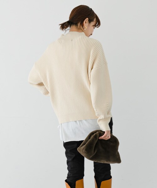 URBAN RESEARCH ボトルネックリブニット アーバンリサーチ ニット URBAN RESEARCH（アーバンリサーチ）の「『WEB限定』ボトルネック