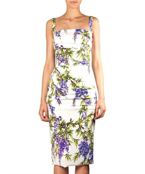 ワンピース DOLCE & GABBANA PRINTED COTTON DRESS Dolce & Gabbana Carretto print cotton dress | F6UT0TFP5PNX0860