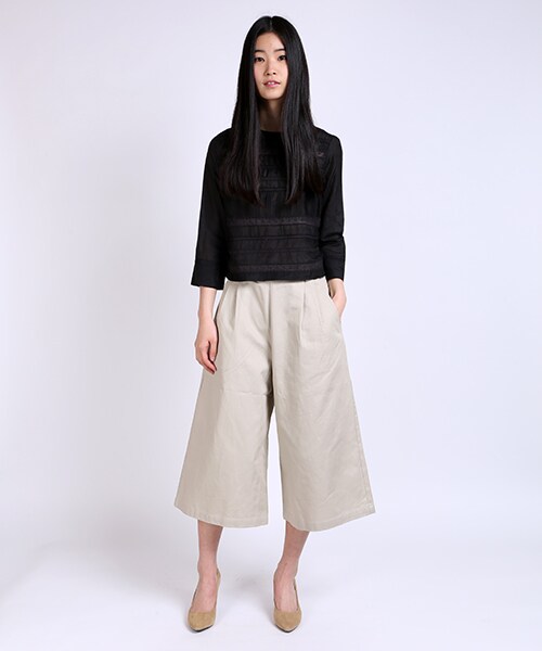 FREAK'S STORE（フリークスストア）の「カツラギワイドパンツ（パンツ・メンズ・ホワイト/ベージュ/ネイビー・S/M）」の17枚目の写真