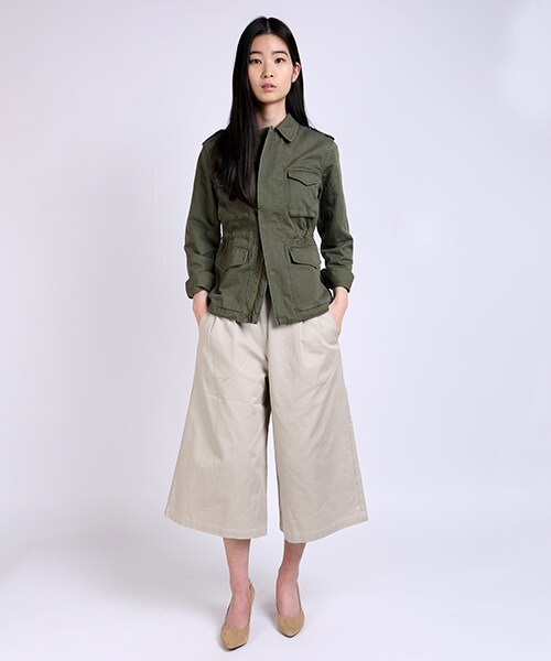 FREAK'S STORE（フリークスストア）の「カツラギワイドパンツ（パンツ・メンズ・ホワイト/ベージュ/ネイビー・S/M）」の16枚目の写真