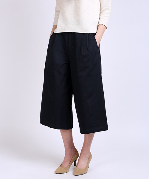 FREAK'S STORE（フリークスストア）の「カツラギワイドパンツ（パンツ・メンズ・ホワイト/ベージュ/ネイビー・S/M）」の3枚目の写真