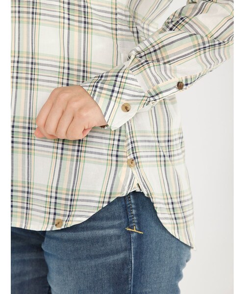 AVIREX（アヴィレックス）の「L/S CHECK CACHE COEU（トップス・レディース・RED/GREEN/BLUE・S/M）」の6枚目の写真