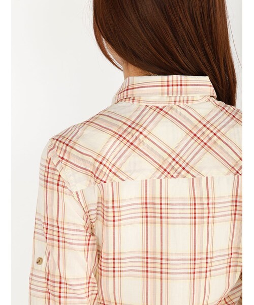 AVIREX（アヴィレックス）の「L/S CHECK CACHE COEU（トップス・レディース・RED/GREEN/BLUE・S/M）」の22枚目の写真