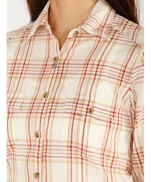 AVIREX（アヴィレックス）の「L/S CHECK CACHE COEU（トップス・レディース・RED/GREEN/BLUE・S/M）」の20枚目の写真