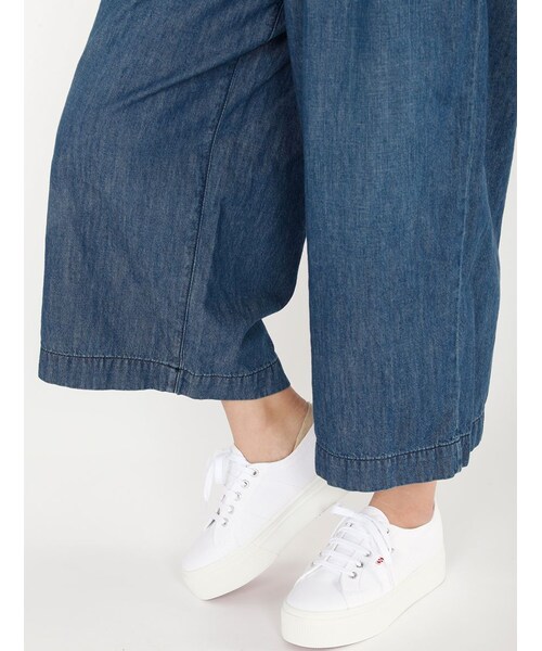 Rinajour（リナジュール）の「RINA デニムガウチョPT（パンツ・レディース・INDIGO/USED・1/2）」の14枚目の写真