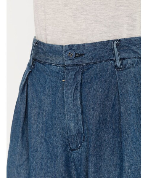Rinajour（リナジュール）の「RINA デニムガウチョPT（パンツ・レディース・INDIGO/USED・1/2）」の12枚目の写真
