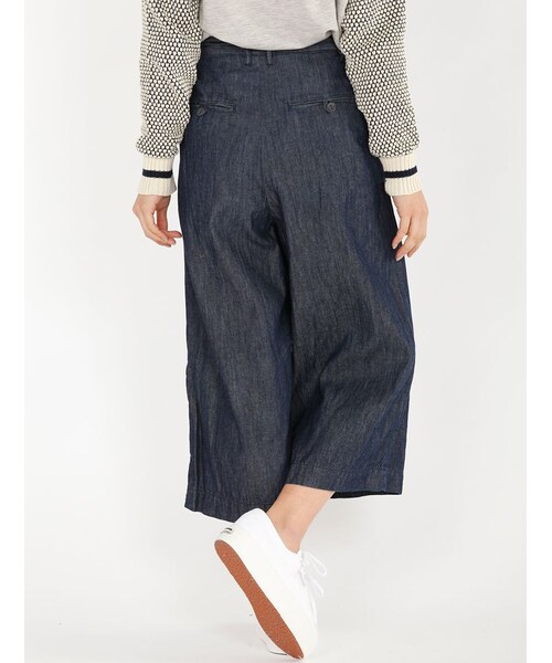 Rinajour（リナジュール）の「RINA デニムガウチョPT（パンツ・レディース・INDIGO/USED・1/2）」の3枚目の写真