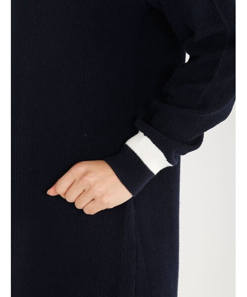 Rinajour（リナジュール）の「綿チルデンワンピース（ワンピース/ドレス・レディース・OFF/WHITE/NAVY・F）」の13枚目の写真