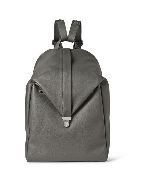 Valextra（ヴァレクストラ）の「Cortina Pebbled-Leather Backpack