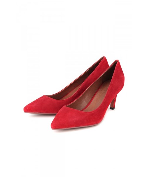 Danny&Anne（ダニーアンドアン）の「Square heel suede pumps（シューズ・レディース・BEIGE/BLUE/RED・S/M/L）」の9枚目の写真