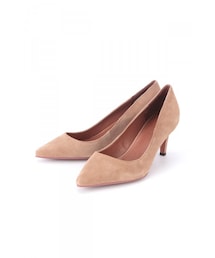 Danny&Anne | Square heel suede pumps(シューズ)