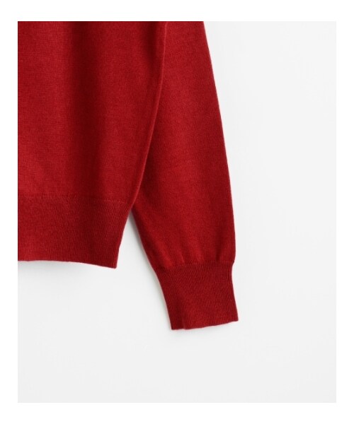 MAJESTIC LEGON（マジェスティックレゴン）の「ビジュー釦カーディガン（トップス・レディース・レッド/アイボリー/イエロー/ピンク/ラベンダー/グレー・Free）」の3枚目の写真