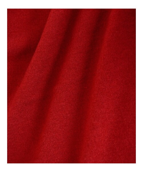 MAJESTIC LEGON（マジェスティックレゴン）の「ビジュー釦カーディガン（トップス・レディース・レッド/アイボリー/イエロー/ピンク/ラベンダー/グレー・Free）」の5枚目の写真