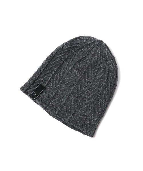 VIRGOwearworks（ヴァルゴウェアワークス）の「W-face knit cap リバーシブルニットキャップ（帽子・メンズ・GRAY/NAVY/BLACK）」の2枚目の写真
