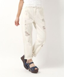 Heather | 【今季マストアイテム!!】ダメージデニムボーイフレンドパンツ(パンツ)