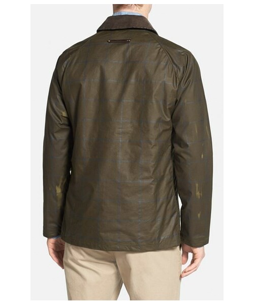 Barbour(バブアー)の「Barbour 'Coltdale' Waxed Tattersall Jacket(トップス・メンズ・Peat・Regular Large/Regular Medium/Regular Small/Regular X-Large/Regular XX-Large)」の2枚目の写真