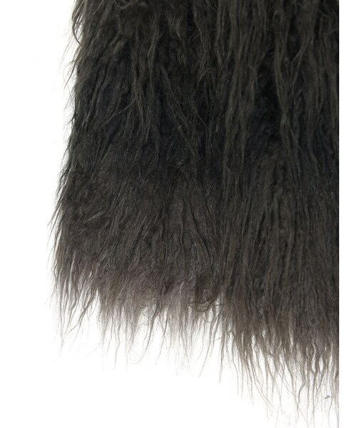 BORNY（ボルニー）の「ヴィーガンファーブルゾン（ジャケット/アウター・レディース・グレー/ベージュ・F）」の15枚目の写真