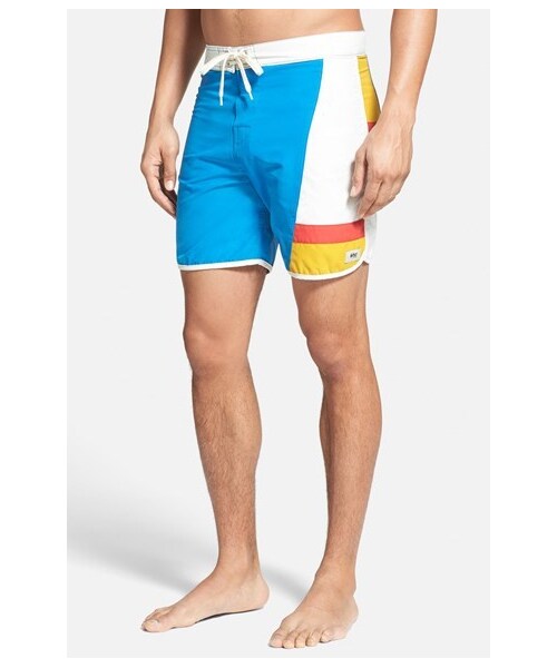 Lightning Bolt（ライトニングボルト）の「LIGHTNING BOLT 'Seagull' Scalloped Hem Colorblock Board Shorts（水着・メンズ・Directoire Blue・Regular 34/Regular 30/Regular 32/Regular 28/Regular 36）」の3枚目の写真