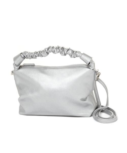 ALAND（エーランド）の「3.3 Field Trip／ギャザー2WAYBAG（バッグ・レディース・OTH(01)/ブラック(19)/アイボリー(52)・ONE SIZE）」の9枚目の写真