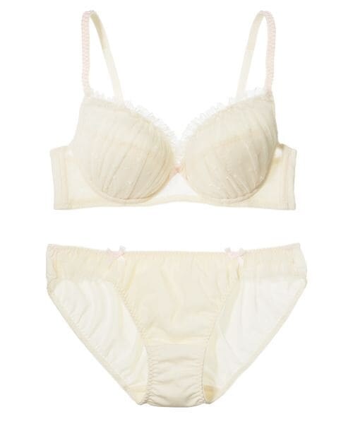 PEACH JOHN（ピーチジョン）の「チュールプチリボンノンワイヤーブラ