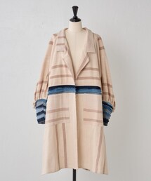 BEARDSLEY | 《FoziaEndrias》デニムパッチワークジャケット(チェスターコート)