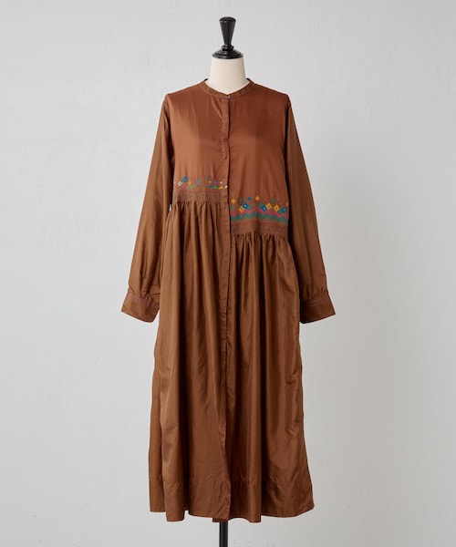 tibi シルクワンピース CIAOPANIC TYPY｜【India】シルクタッチボイル深Vフリンジ