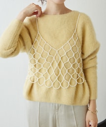 COLLAGE GALLARDAGALANTE | 【PAPILLONNER/パピヨネ】ビーズビスチェ(キャミソール)