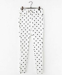 DHOLIC | ドット柄ダブルボタンコットンスキニーパンツ(その他パンツ)