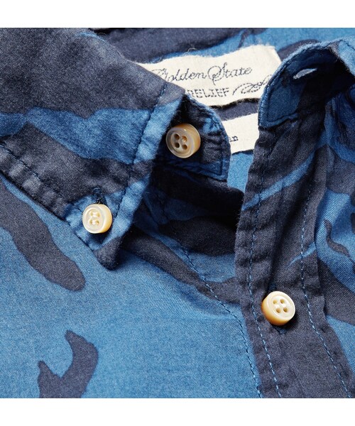REMI RELIEF(レミレリーフ)の「Remi Relief Button-Down Collar Printed Cotton-Voile Shirt(シャツ/ブラウス・メンズ・Blue・L/M/XL/S/XXL)」の7枚目の写真