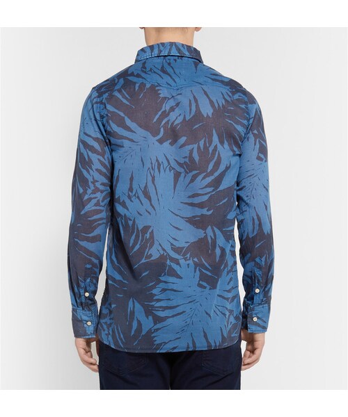 REMI RELIEF(レミレリーフ)の「Remi Relief Button-Down Collar Printed Cotton-Voile Shirt(シャツ/ブラウス・メンズ・Blue・L/M/XL/S/XXL)」の2枚目の写真