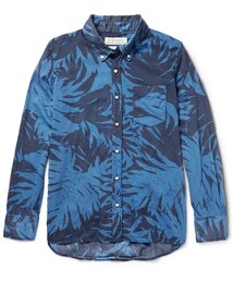 REMI RELIEF | Remi Relief Button-Down Collar Printed Cotton-Voile Shirt(シャツ/ブラウス)