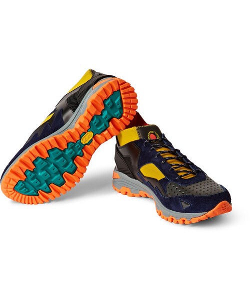 kolor（カラー）の「Kolor Leather, Neoprene and Mesh Sneakers（スニーカー・メンズ・Blue・EU 40 (US 7)/EU 41 (US 8)/EU 43 (US 10)）」の3枚目の写真