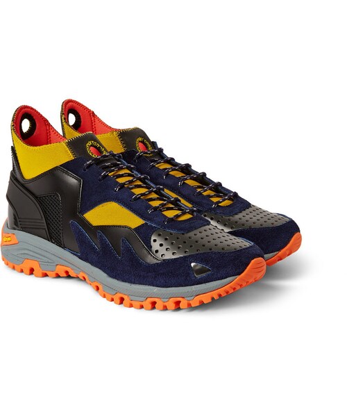 kolor（カラー）の「Kolor Leather, Neoprene and Mesh Sneakers（スニーカー・メンズ・Blue・EU 40 (US 7)/EU 41 (US 8)/EU 43 (US 10)）」の7枚目の写真