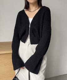 CAPRICIEUX LE'MAGE | Wジップキャンディニット(ニット/セーター)