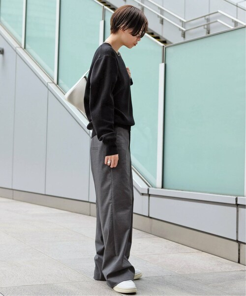 AP STUDIO T/R Wide slacks ワイドスラックス　36 AP STUDIO（エーピーストゥディオ）の「《予約》T/R wide slacks