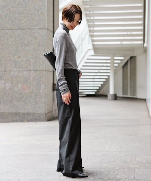 AP STUDIO T/R Wide slacks ワイドスラックス　36 AP STUDIO（エーピーストゥディオ）の「《予約》T/R wide slacks